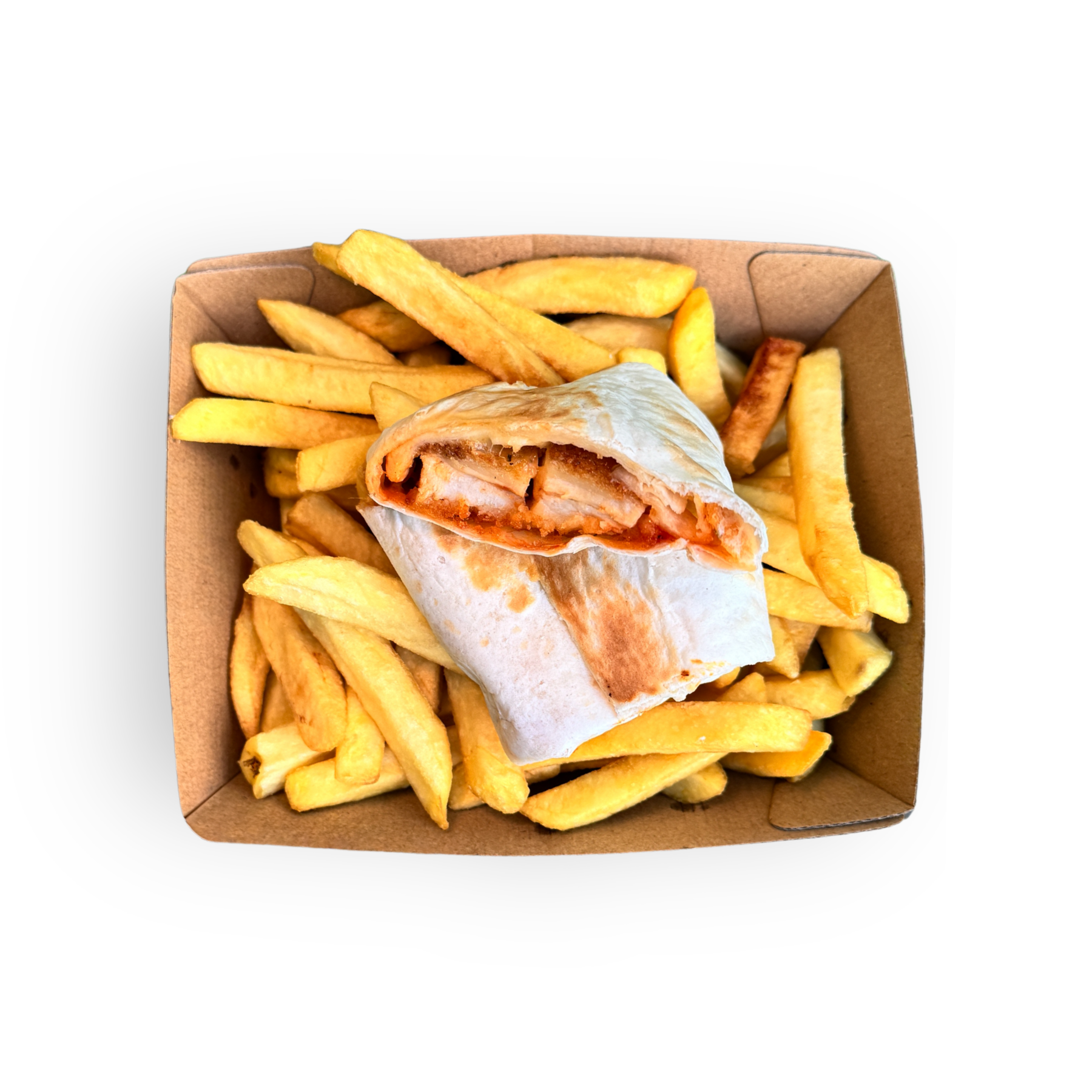  Chicken Parmi Wrap & Chip