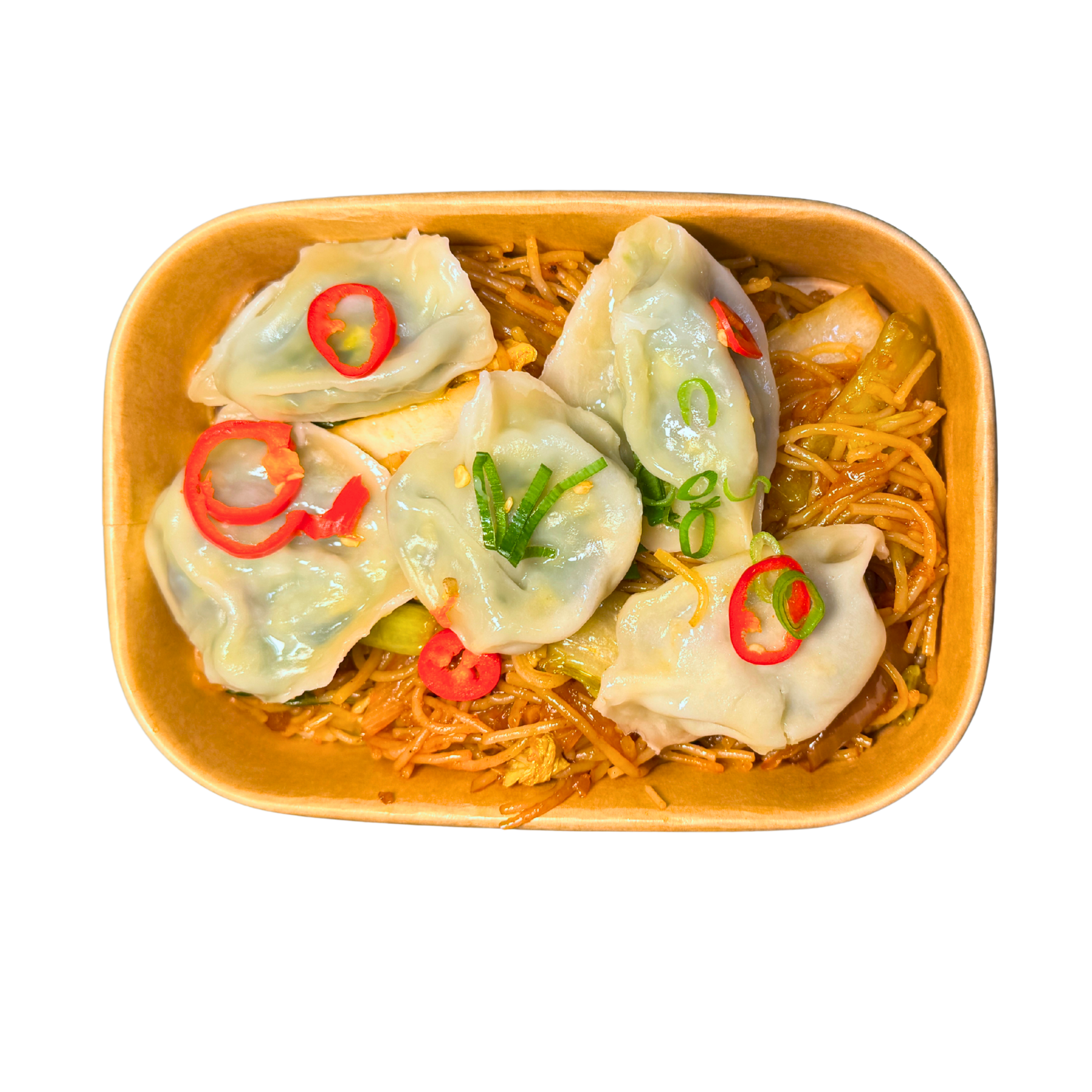 Chive & Egg dumplings & Noodles